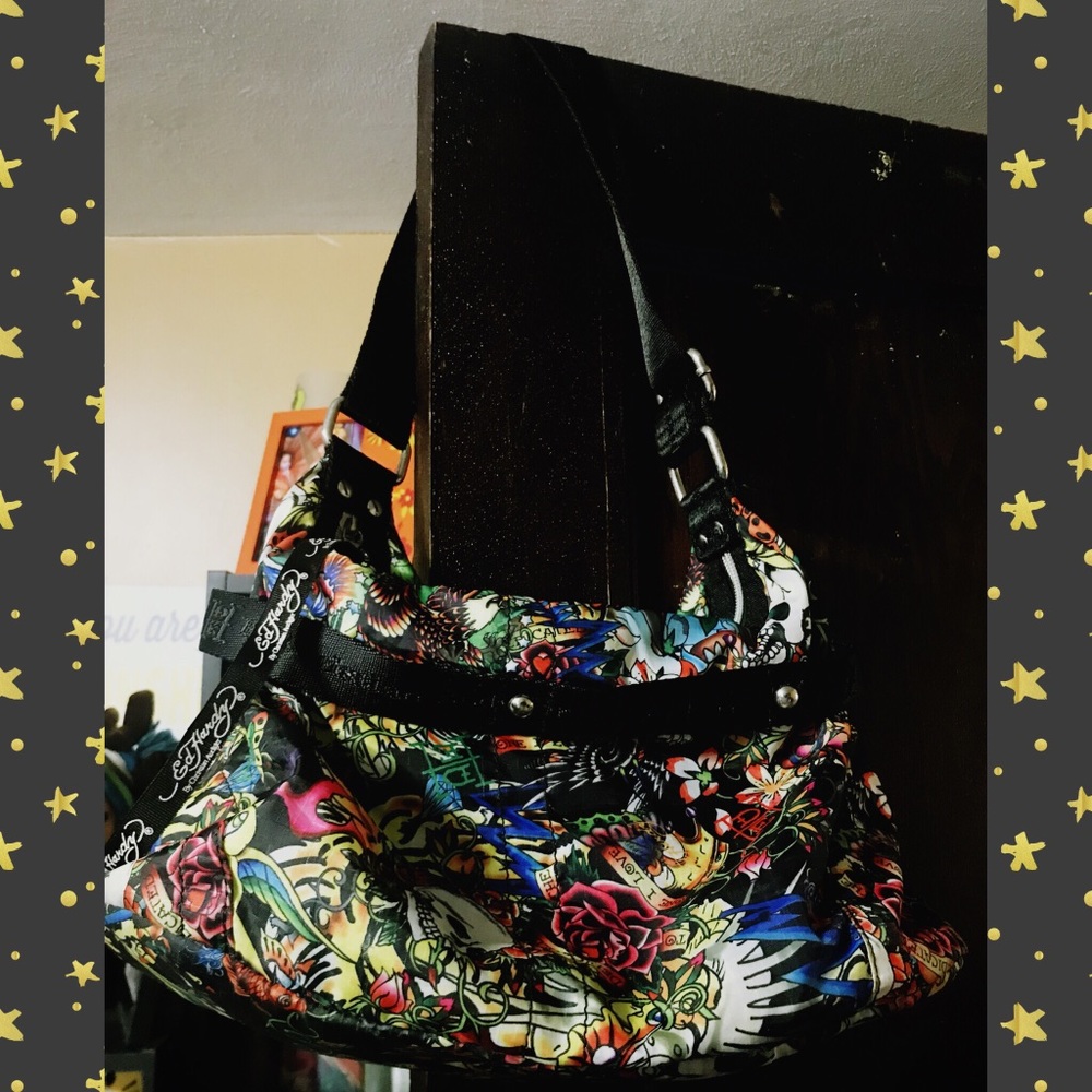 Don Ed Hardy Multicolored Purse